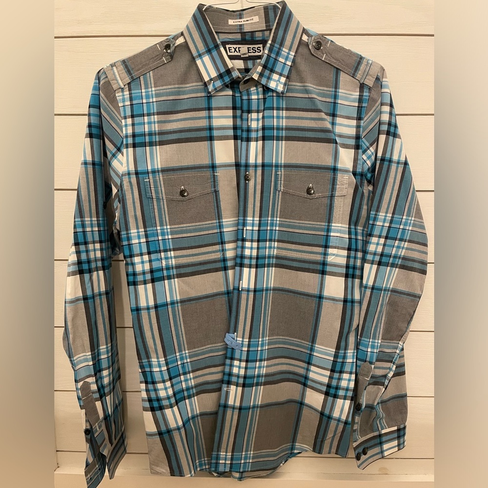 Express men’s dress shirt size M extra slim fit